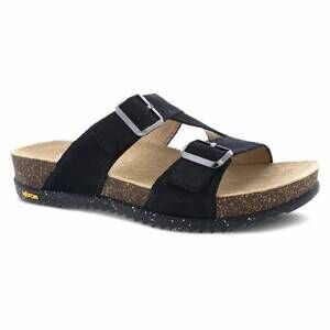 NEW DANSKO women's dayna sandal in black suede